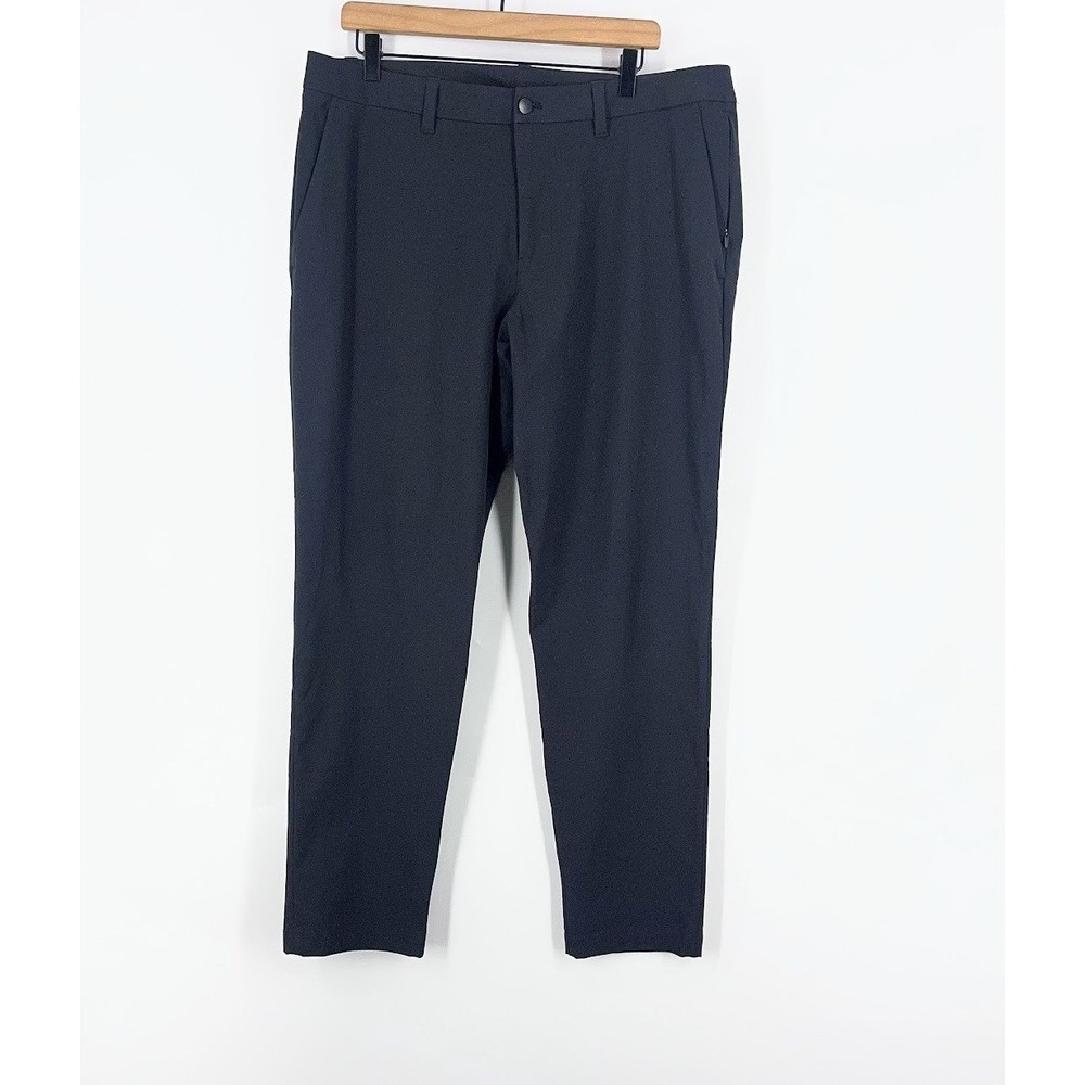 Lululemon ABC Slim FIt Pant Classic Warpstreme Obsidian Mens Pants LM5AXAS SZ 36